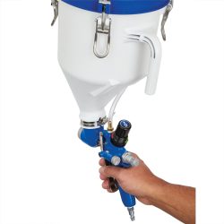 fastfinish pressure boosted hopper gun left (24d496)