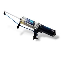 pistola neumatica para cartucho dual 2x750 mls aplicacion de poliurea